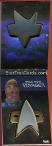 The Quotable Star Trek Voyager Trading Card Communicator Pin 6 of 9 Alternate