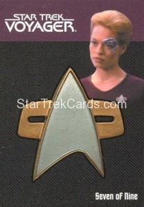 The Quotable Star Trek Voyager Trading Card Communicator Pin 7 of 9