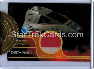 The Quotable Star Trek Voyager Trading Card Delta Flyer Relic Dual Color