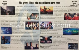 Star Trek Cinema Collection Sell Sheet Middle