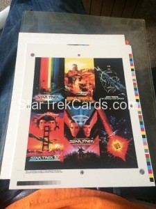 Star Trek Cinema Collection Trading Card Uncut Sheet