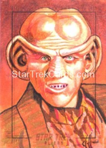 Star Trek Aliens Chris Hoffman Sketch Card
