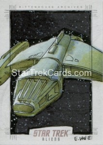 Star Trek Aliens Eric Van Elslande Sketch Card