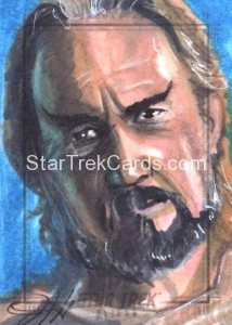 Star Trek Aliens Jessica Hickman Sketch Card
