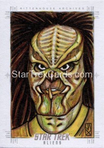 Star Trek Aliens John Jackman Sketch Card