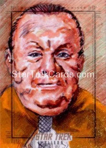 Star Trek Aliens Jomar Bulda Sketch Card