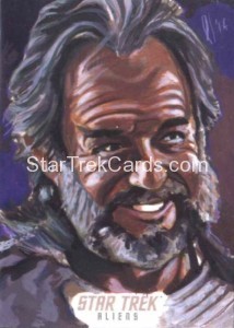 Star Trek Aliens Lee Lightfoot Sketch Card