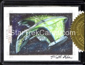 Star Trek Aliens Matt Glebe 9 Case Incentive Sketch Card