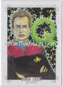 Star Trek Aliens Sketch Card by John Czop