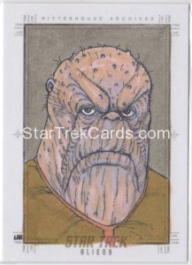 Star Trek Aliens Sketch Card by Lak Lim