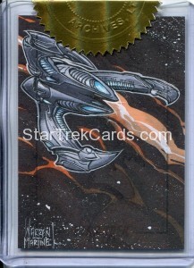 Star Trek Aliens Warren Martineck 6 Case Incentive Sketch Card