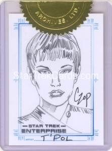 Star Trek Enterprise Season Three Sketch TPol Front