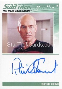 Star Trek The Next Generation Heroes Villains Autograph Patrick Stewart