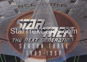 Star Trek The Next Generation Season Three Trading Card 209