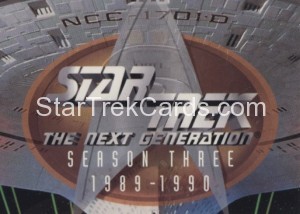 Star Trek The Next Generation Season Three Trading Card 209