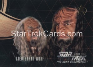 Star Trek The Next Generation Season Three Trading Card 229