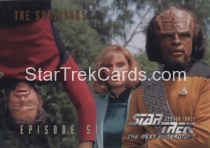 Star Trek The Next Generation Season Three Trading Card 238