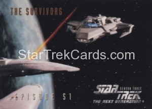 Star Trek The Next Generation Season Three Trading Card 239