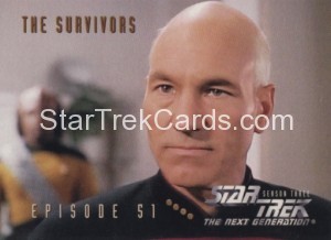 Star Trek The Next Generation Season Three Trading Card 240