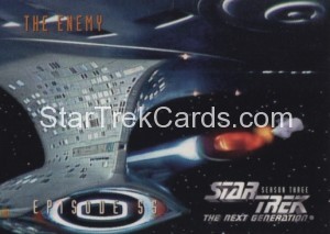 Star Trek The Next Generation Season Three Trading Card 251