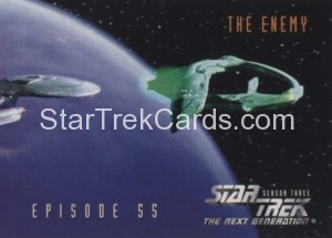 Star Trek The Next Generation Season Three Trading Card 252