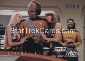 Star Trek The Next Generation Season Three Trading Card 270