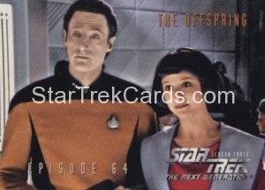 Star Trek The Next Generation Season Three Trading Card 278