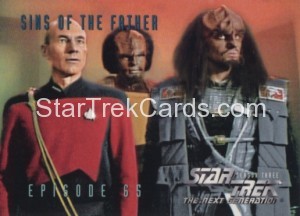 Star Trek The Next Generation Season Three Trading Card 282