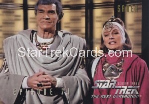 Star Trek The Next Generation Season Three Trading Card 298