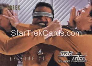 Star Trek The Next Generation Season Three Trading Card 299