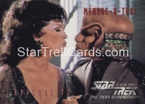 Star Trek The Next Generation Season Three Trading Card 302