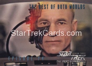 Star Trek The Next Generation Season Three Trading Card 309