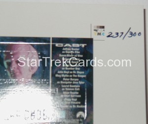 Star Trek The Original Series Season One Gold Card Sheet Alternate