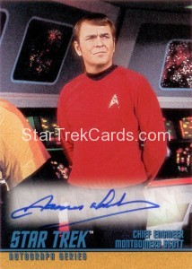 Star Trek The Original Series Season Two Autograph A32 James Doohan Front