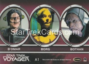 Star Trek Voyager Heroes Villains Aliens A1 Back