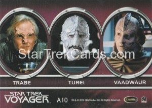 Star Trek Voyager Heroes Villains Aliens A10 Back