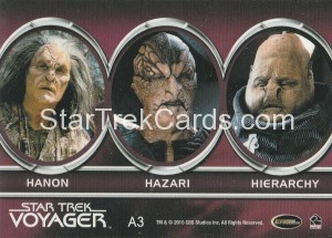 Star Trek Voyager Heroes Villains Aliens A3 Back