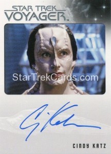 Star Trek Voyager Heroes Villains Autograph Cindy Katz Front