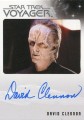 Star Trek Voyager Heroes Villains Autograph David Clennon Front