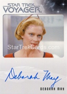 Star Trek Voyager Heroes Villains Autograph Deborah May Front