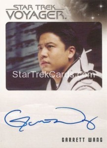 Star Trek Voyager Heroes Villains Autograph Garrett Wang Front