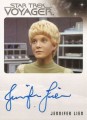 Star Trek Voyager Heroes Villains Autograph Jennifer Lien Front