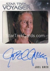 Star Trek Voyager Heroes Villains Autograph Joel Grey Front