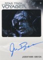 Star Trek Voyager Heroes Villains Autograph Jonathan Breck Front