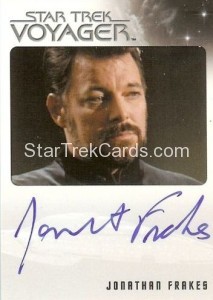 Star Trek Voyager Heroes Villains Autograph Jonathan Frakes Front