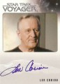 Star Trek Voyager Heroes Villains Autograph Len Cariou Front