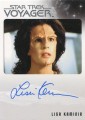 Star Trek Voyager Heroes Villains Autograph Lisa Kaminir Front