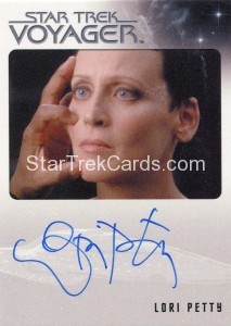 Star Trek Voyager Heroes Villains Autograph Lori Petty Front
