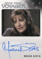 Star Trek Voyager Heroes Villains Autograph Marina Sirtis Front