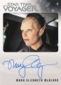 Star Trek Voyager Heroes Villains Autograph Mary Elizabeth McGlynn Front